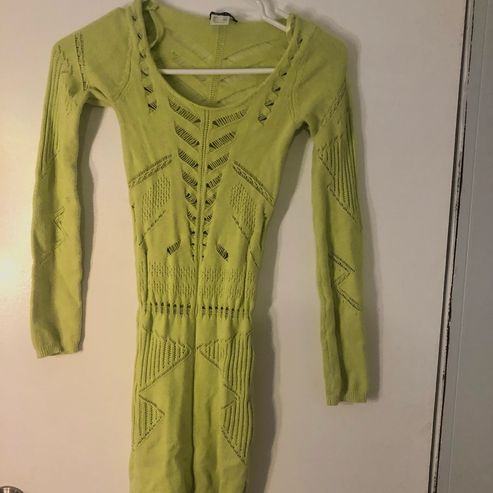Neon Body-Con Dress